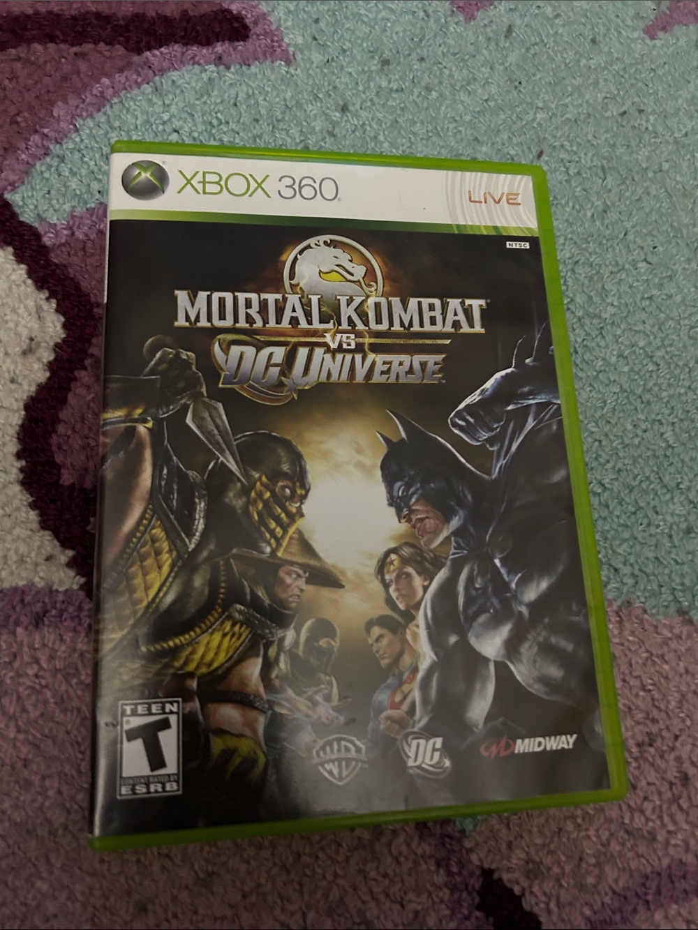 Microsoft Xbox 360 Mortal Kombat vs. DC Universe - Green Case